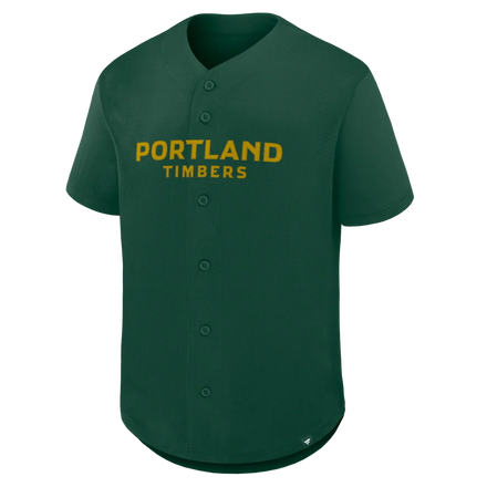 Portland Timbers Fanatics Maximum Intensity Button-Up Jersey - Green