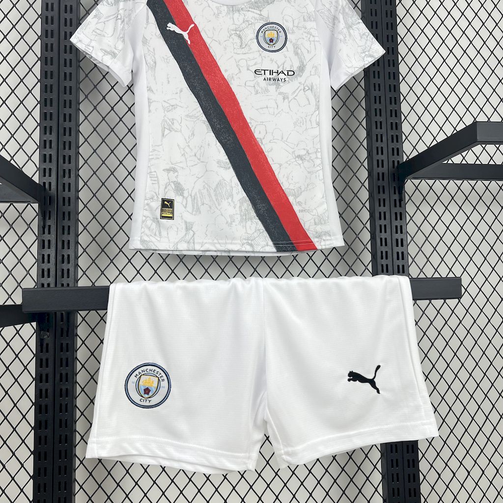 Manchester City 2025/26 Away Kids Kit