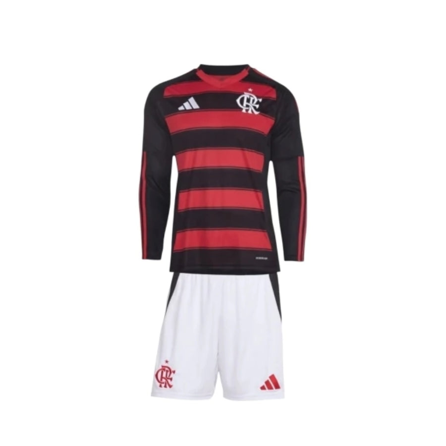 Kids Kit Flamengo Home Jersey 2025-26
