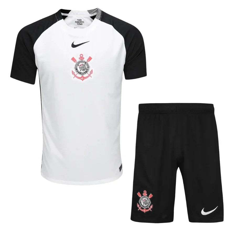 Kids Kit Corinthians Home Fan Jersey 2025/26