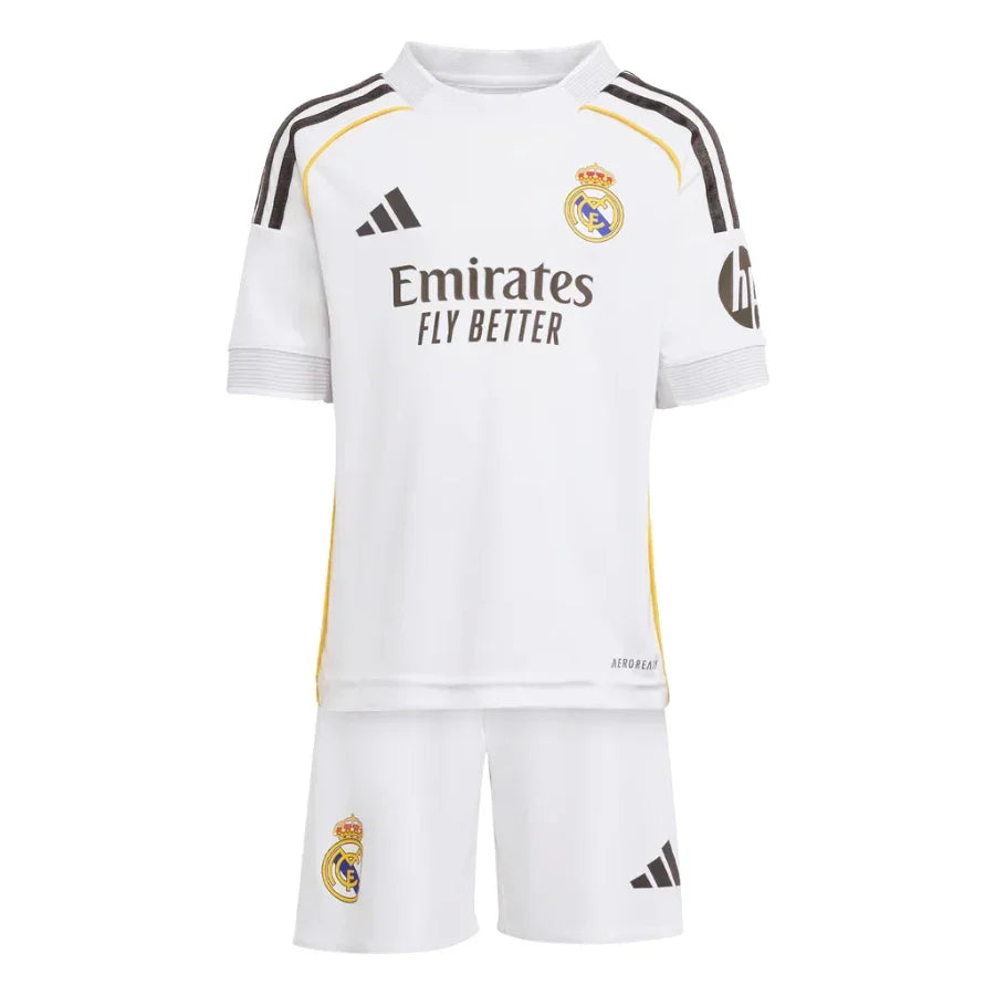 Kids Kit Real Madrid Home Fan Jersey 2025/26