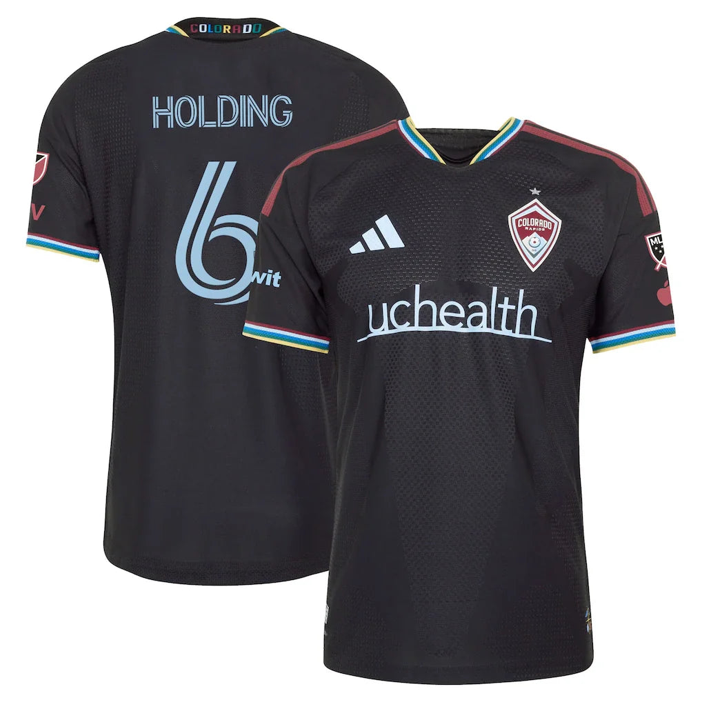 Rob Holding Colorado Rapids 2026 Colorful Colorado On-Field Patch Jersey - Black