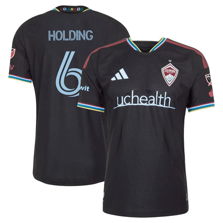 Rob Holding Colorado Rapids 2026 Colorful Colorado On-Field Patch Jersey - Black