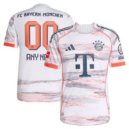 Bayern Munich 2025/26 Away Custom Jersey - White