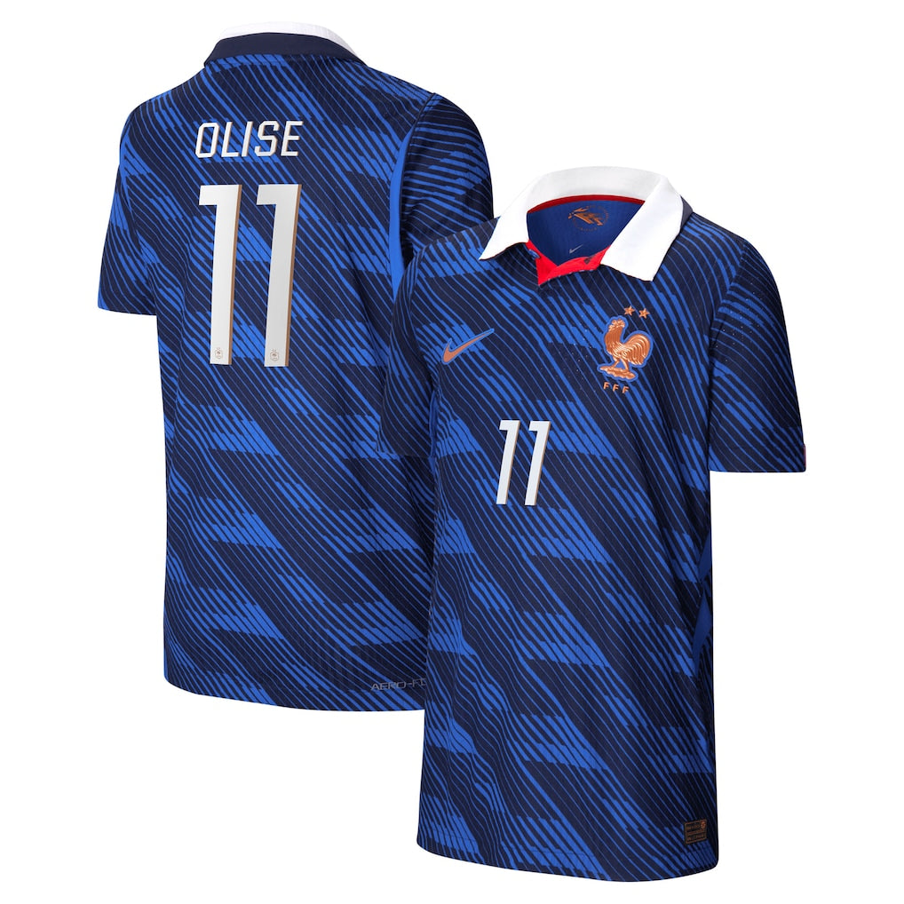 Michael Olise France National Team Youth 2026 Home Match - Blue