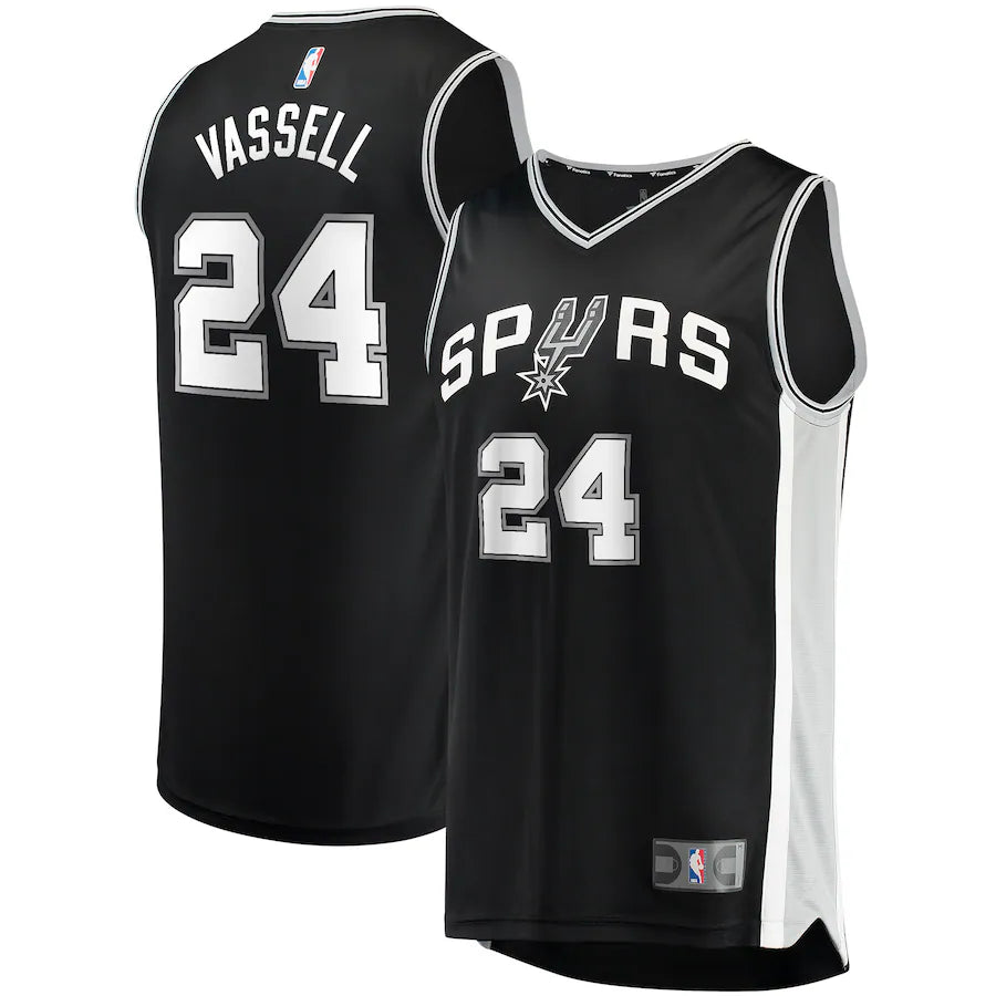 Devin Vassell San Antonio Spurs Fanatics Fast Break Jersey - Icon Edition - Black