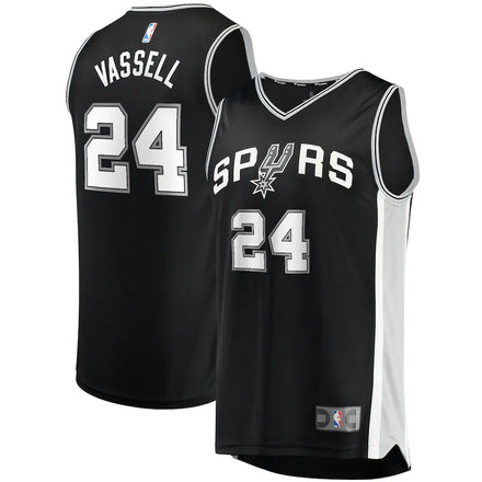 Devin Vassell San Antonio Spurs Fanatics Fast Break Jersey - Icon Edition - Black