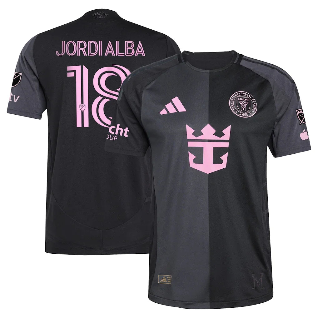 Jordi Alba Ramos Inter Miami CF 2025 The Fortitude Kit Player Jersey - Black