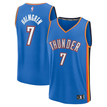 Chet Holmgren Oklahoma City Thunder Fanatics Fast Break Player Jersey - Icon Edition - Blue
