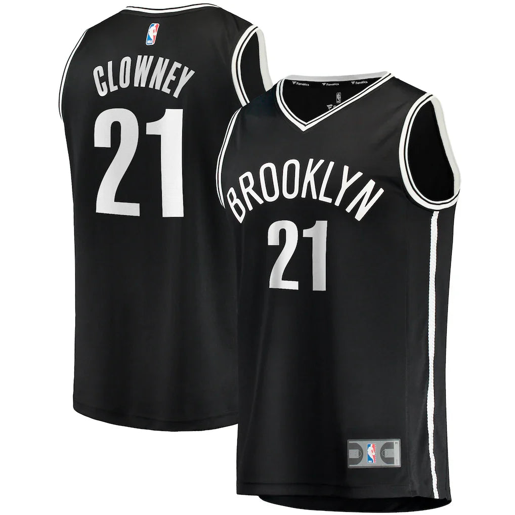 Noah Clowney Brooklyn Nets Fanatics Fast Break Jersey - Icon Edition - Black