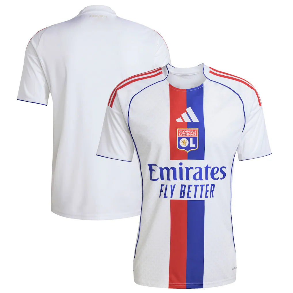 Olympique Lyonnais adidas 2025/26 Home Jersey - White