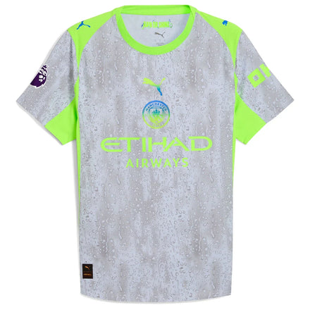 Manchester City Puma 2025/26 Third Authentic Jersey - Green/Neon Green
