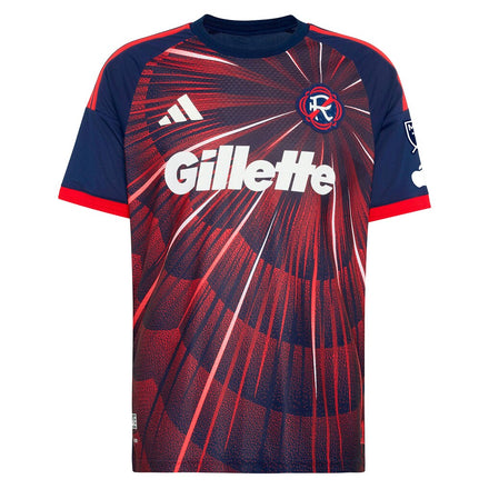 Dor Turgeman New England Revolution adidas 2026 Independence Day On-Field Authentic Patch Jersey - Blue