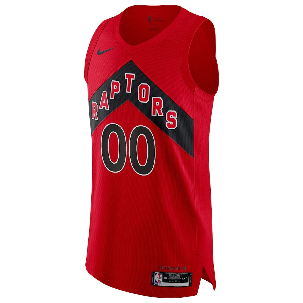 Toronto Raptors Nike 2020/21 Authentic Custom Jersey Red - Icon Edition