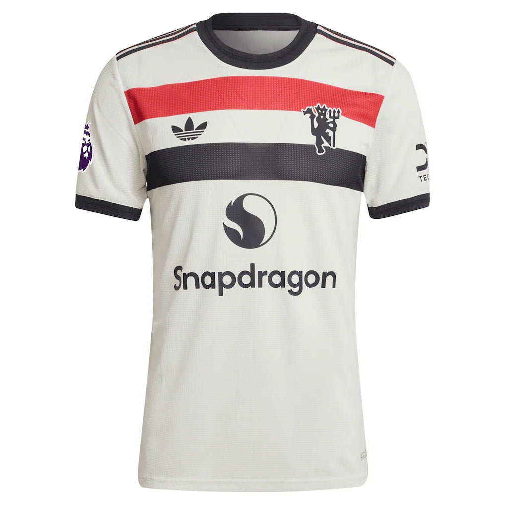Rasmus Højlund Manchester United adidas Originals 2024/25 Third Authentic Jersey - Cream