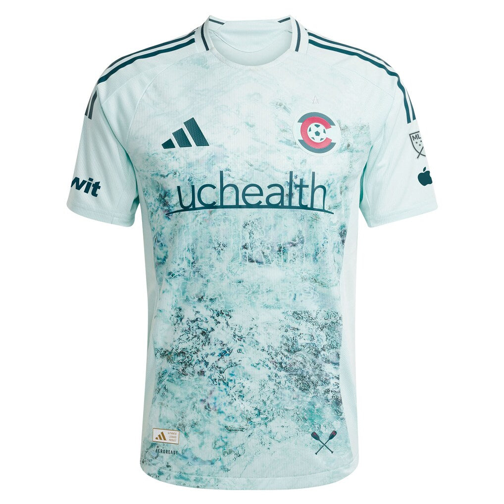 Rafael Navarro Colorado Rapids adidas 2025 Headwaters On-Field Authentic Jersey - Green