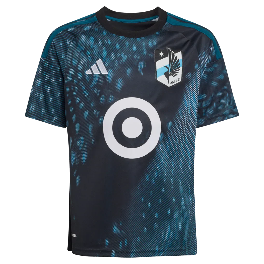 Nectarios Triantis Minnesota United FC adidas Youth 2026 The Decade Kit Replica Jersey - Black