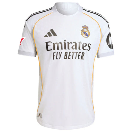 Kylian Mbappé Real Madrid adidas 2025/26 Home Authentic Player Jersey - White