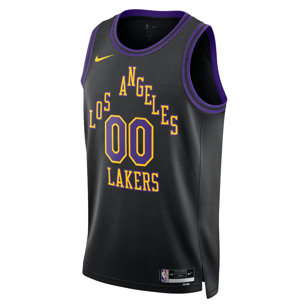 Los Angeles Lakers Nike Unisex 2025/26 City Edition Swingman Custom Jersey - Black