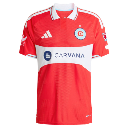 Mbekezeli Mbokazi Chicago Fire adidas 2026 Forever Red On-Field Authentic Patch Jersey - Red