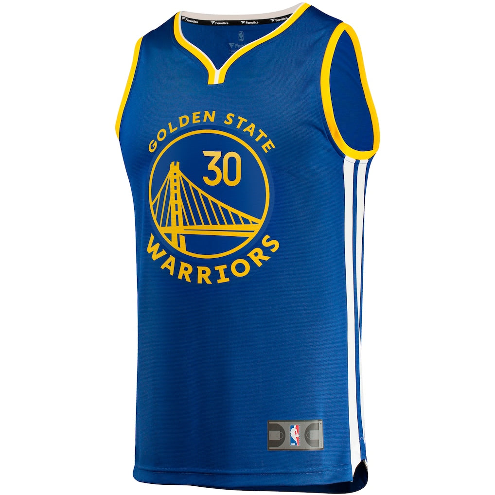 Stephen Curry Golden State Warriors Fanatics Big & Tall Fast Break Player Jersey - Royal - Icon Edition