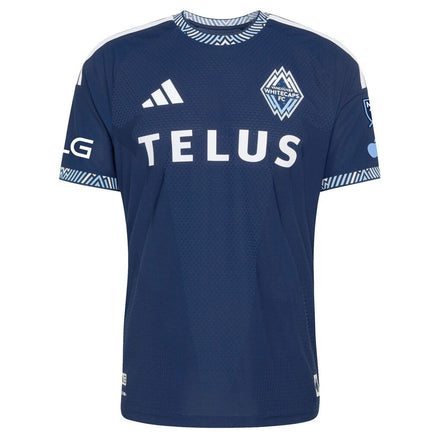 Ryan Gauld Vancouver Whitecaps FC adidas 2026 The Coastal Jersey On-Field Authentic Patch Jersey - Deep Sea Blue