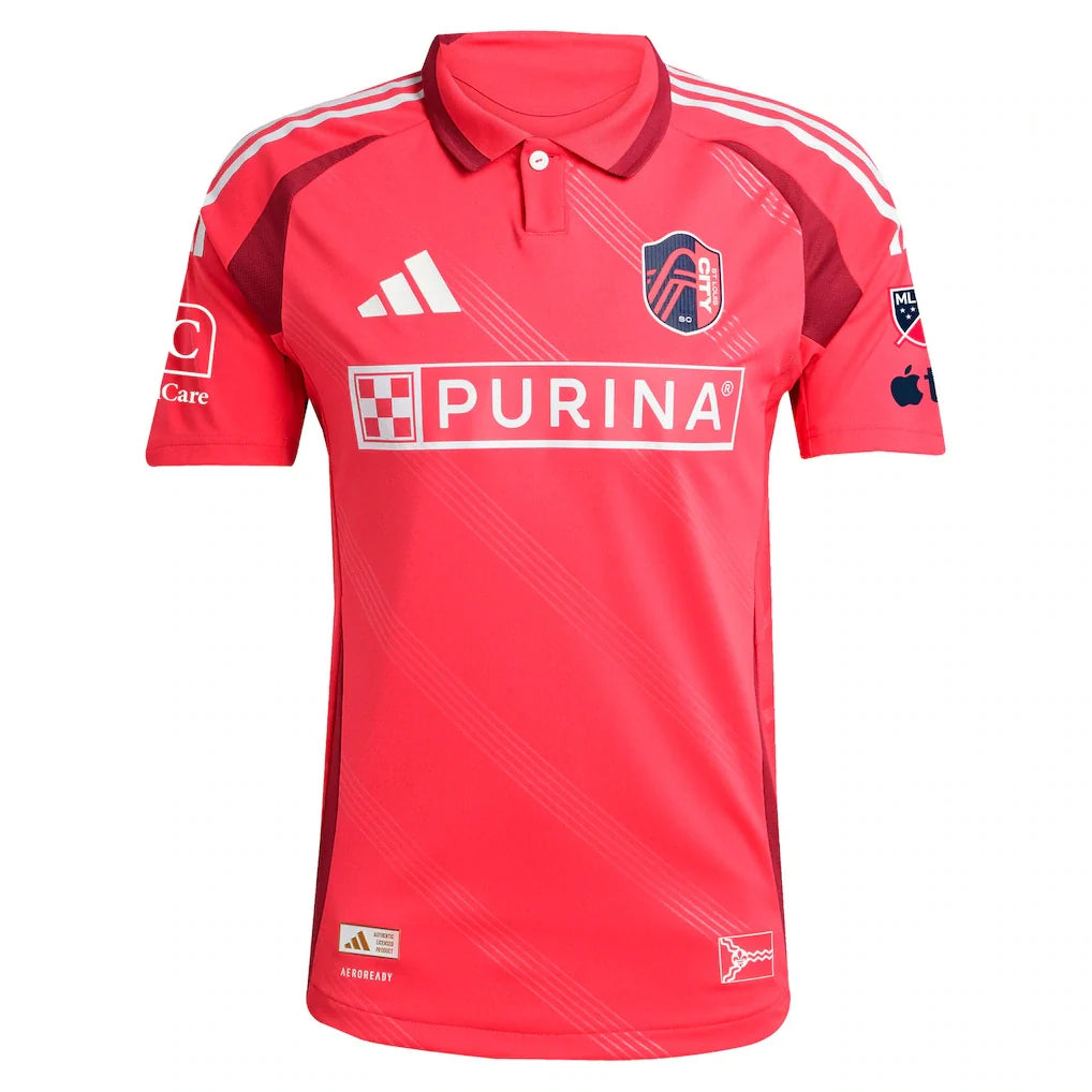 Marcel Hartel St. Louis CITY SC adidas 2025 Forever CITY Red On-Field Authentic Jersey - Red