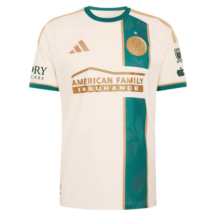 Emmanuel Latte Lath Atlanta United FC adidas 2026 Spirit of '96 On-Field Authentic Patch Jersey - Tan