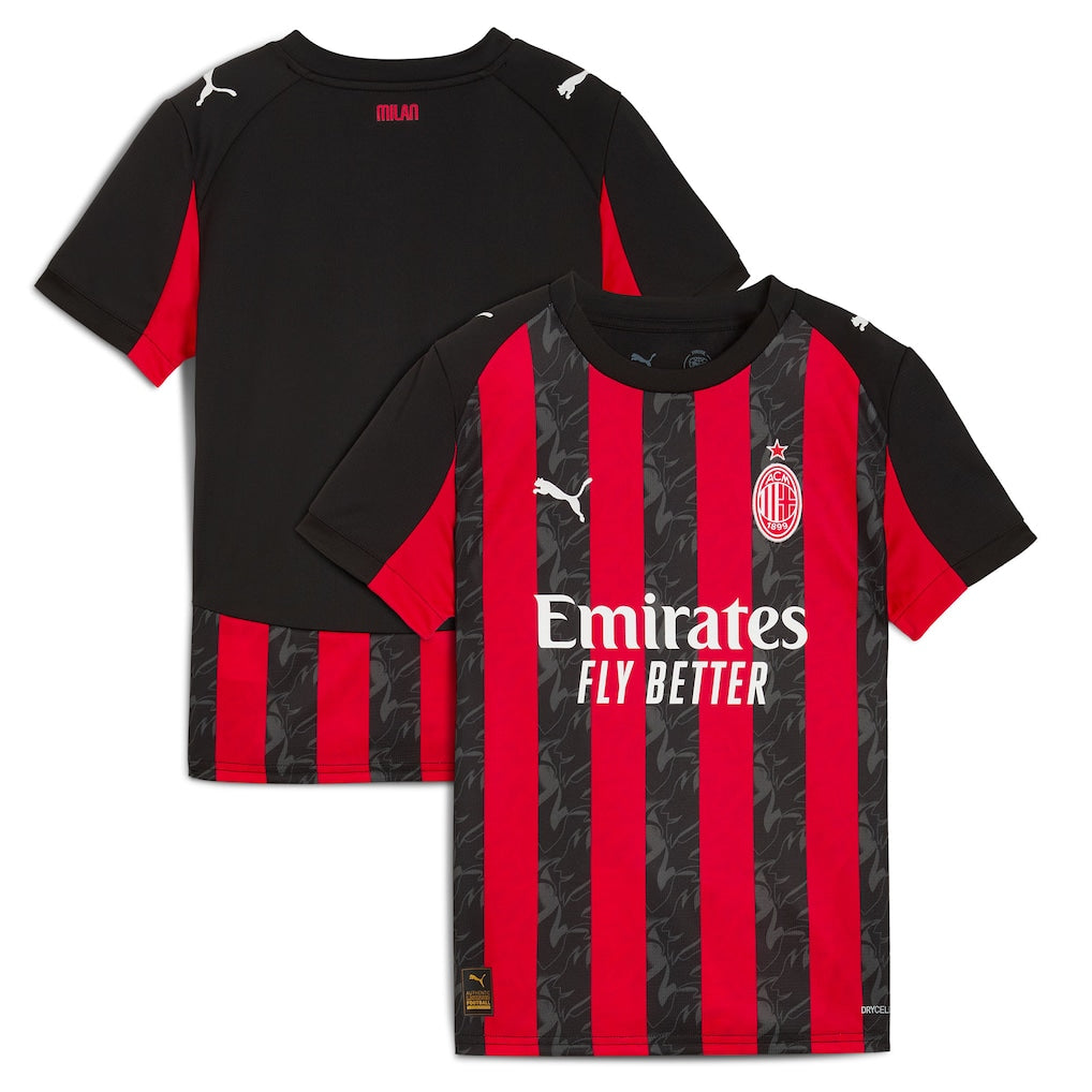 AC Milan Puma Youth 2025/26 Home Replica Jersey - Red
