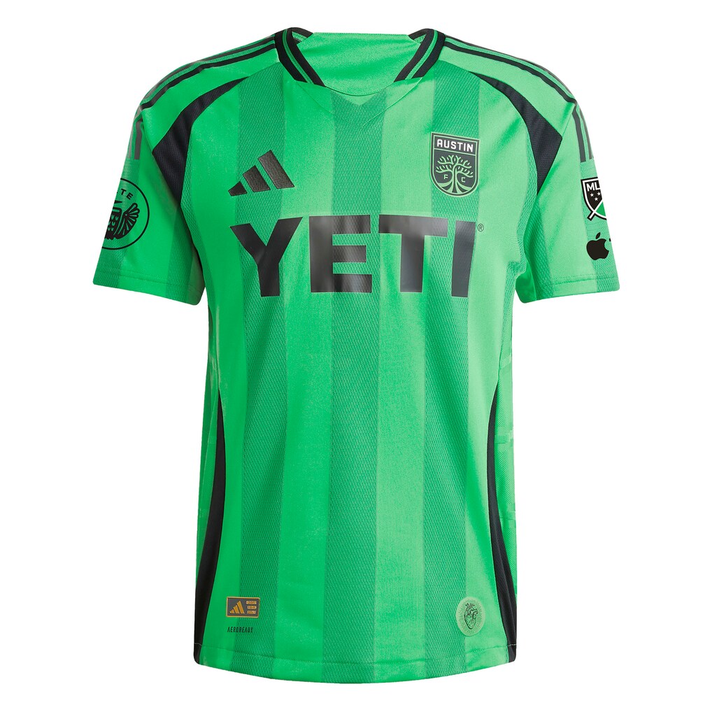 Austin FC adidas 2025 The Heartbeat Kit Authentic Custom Jersey - Green