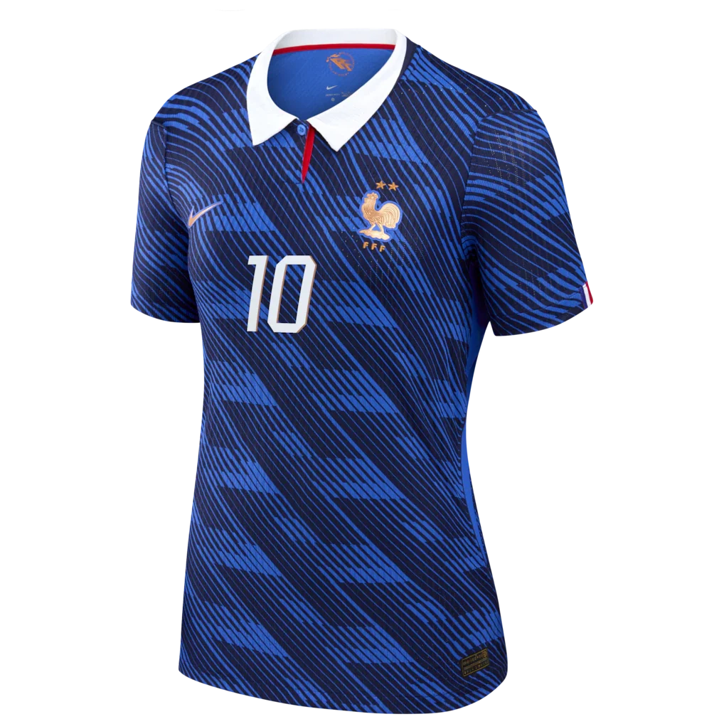 Kylian Mbappé France National Team Nike Women's 2026 Home Match Authentic Jersey - Blue