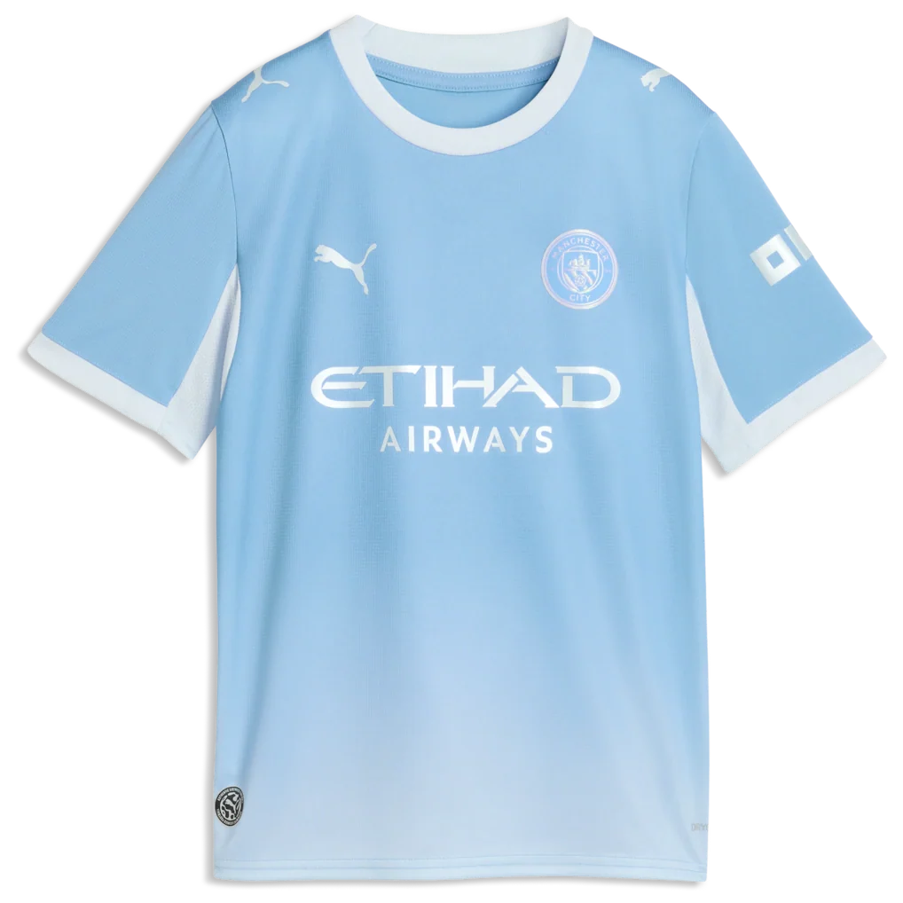 Phil Foden Manchester City Puma Youth 2026/27 Home Replica Jersey - Light Blue