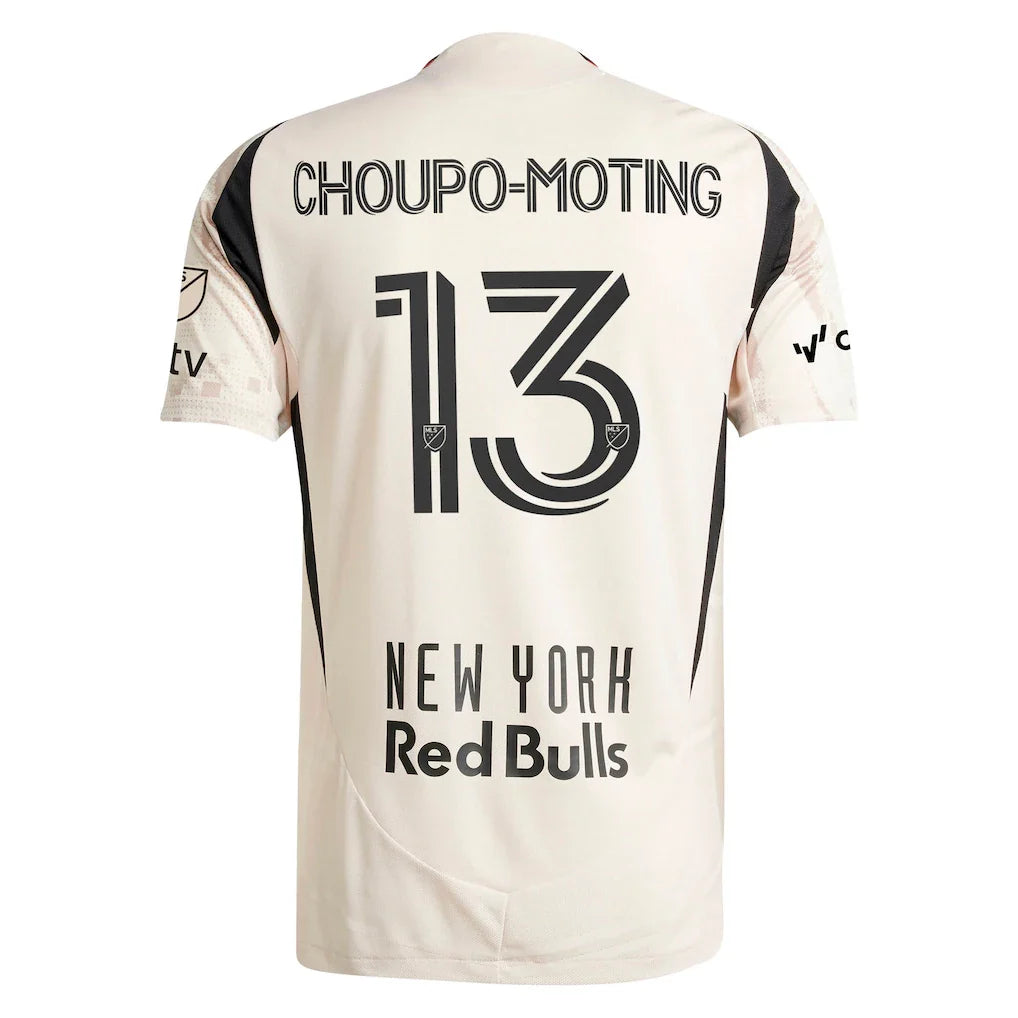 Eric Maxim Choupo-Moting New York Red Bulls adidas 2025 Stone Kit Authentic Player Jersey - Tan