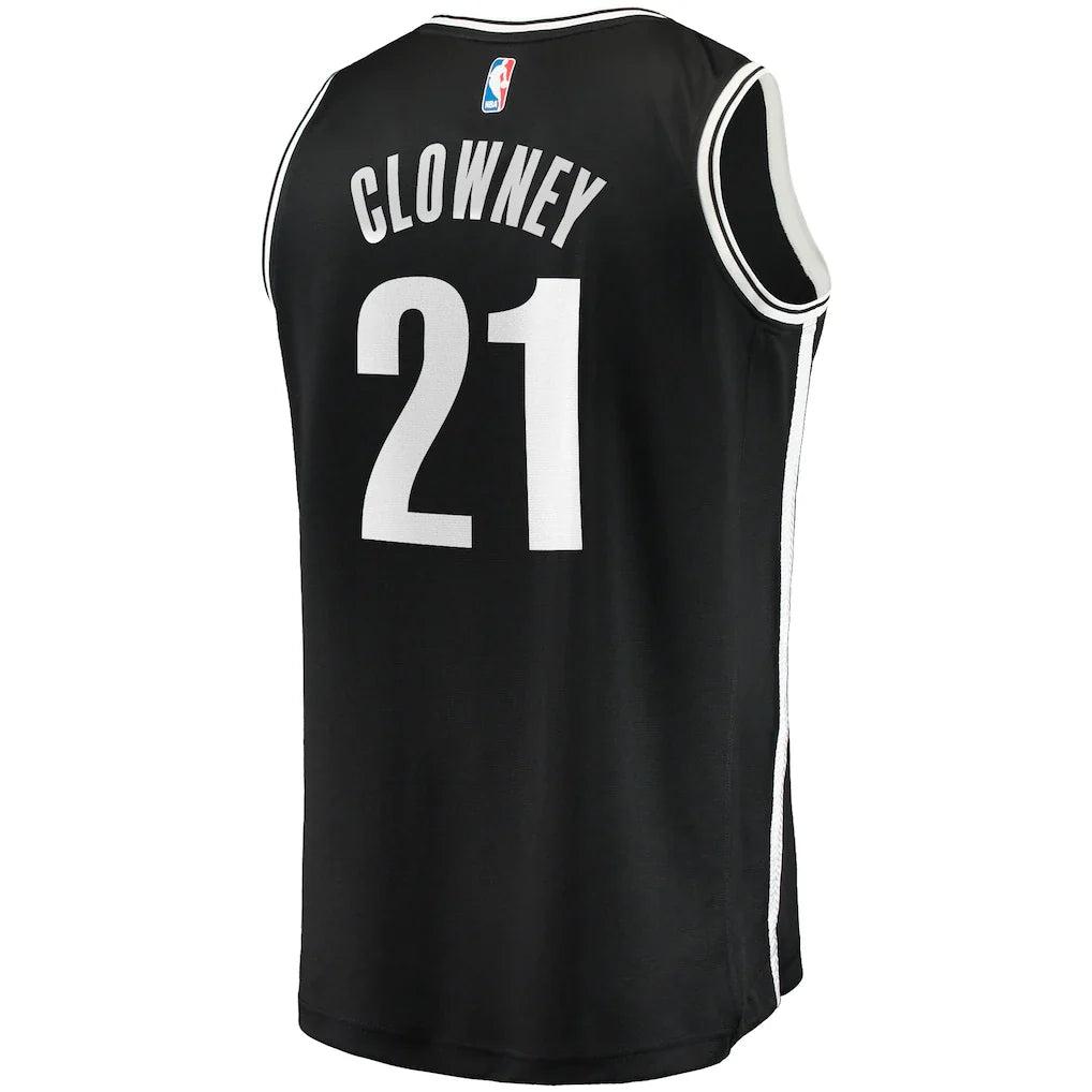 Noah Clowney Brooklyn Nets Fanatics  Fast Break Replica Jersey - Icon Edition - Black