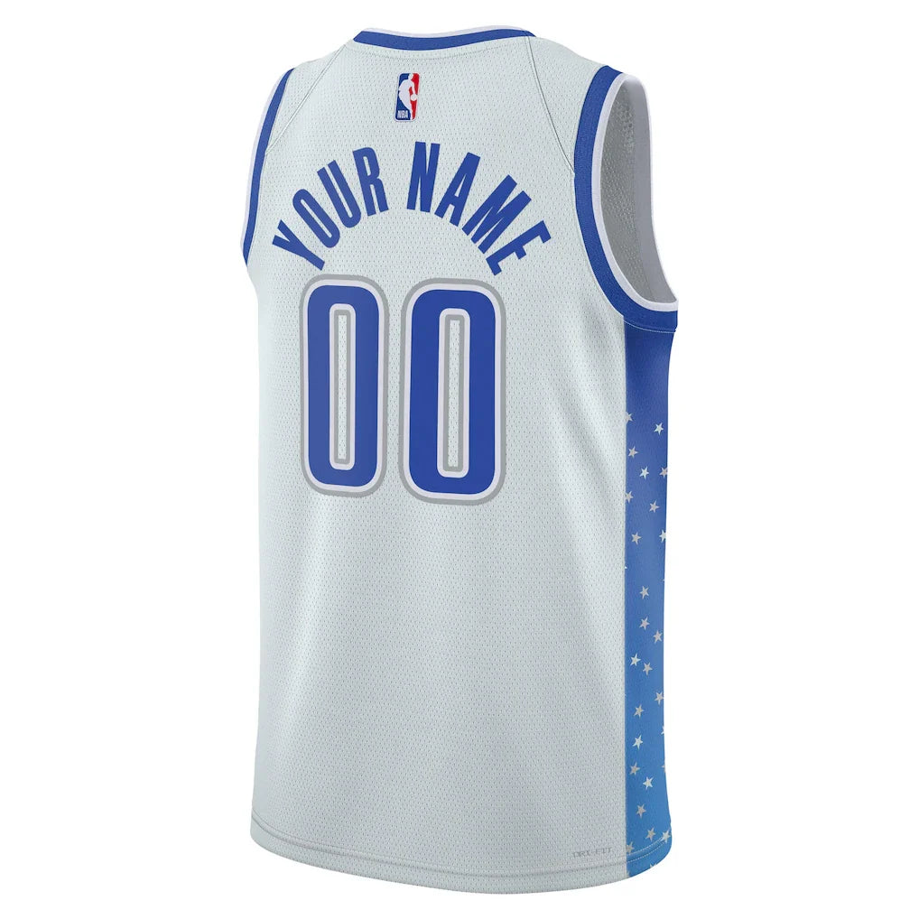 Orlando Magic Nike Unisex 2025/26 City Edition Swingman Custom Jersey - Silver