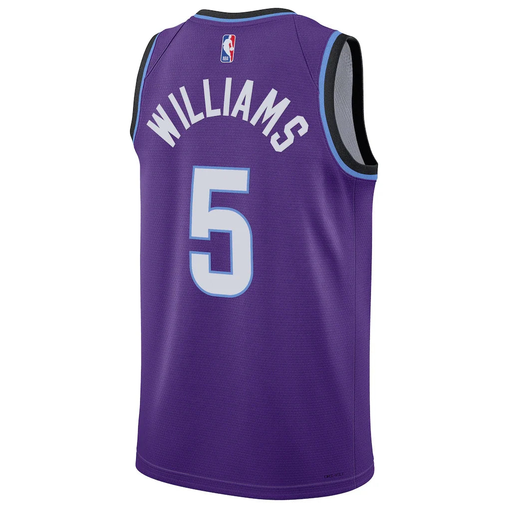 Cody Williams Utah Jazz Nike Unisex Swingman Jersey - Icon Edition - Purple