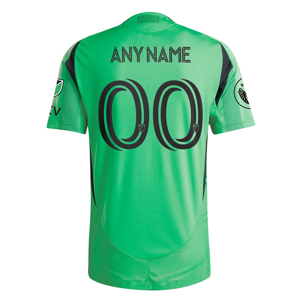 Austin FC adidas 2025 The Heartbeat Kit Authentic Custom Jersey - Green