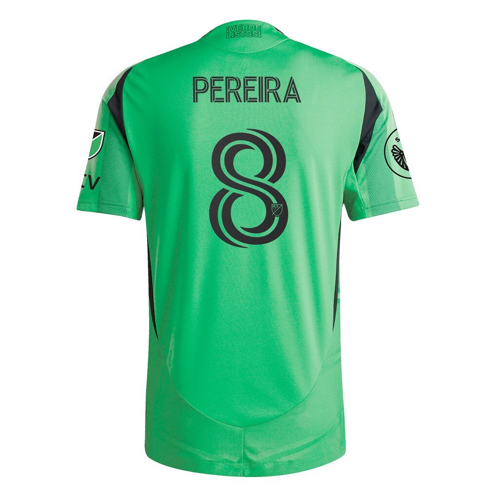Daniel Pereira Austin FC adidas 2025 The Heartbeat Kit Authentic Player Jersey - Green