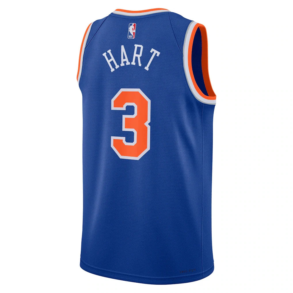 Josh Hart New York Knicks Nike Unisex Swingman Jersey - Icon Edition - Blue