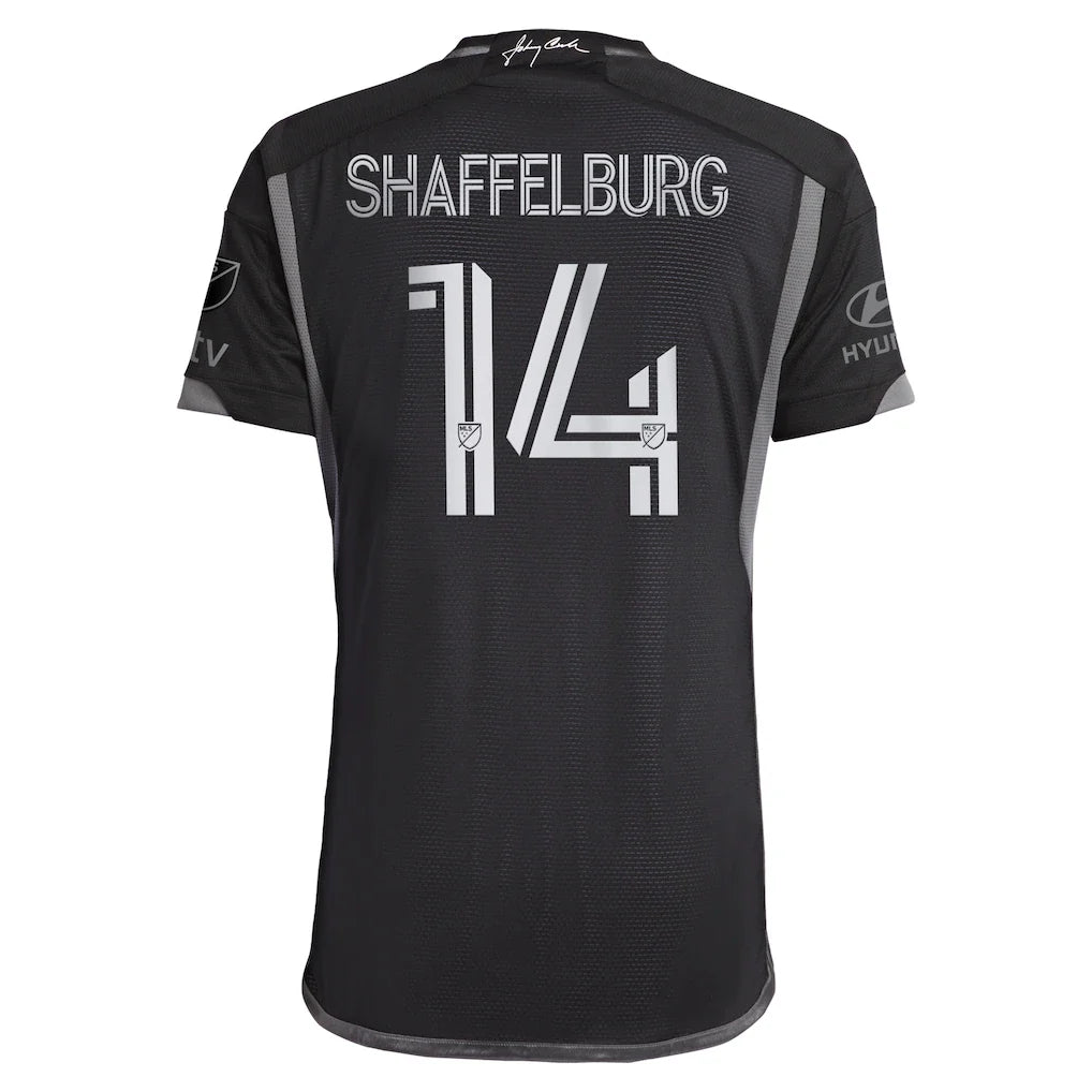 Jacob Shaffelburg Nashville SC adidas 2024 Man In Black Kit Authentic Player Jersey - Black