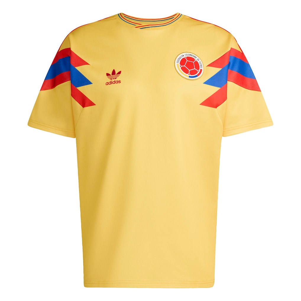 Colombia National Team adidas 1990 Bringback Home Jersey - Yellow