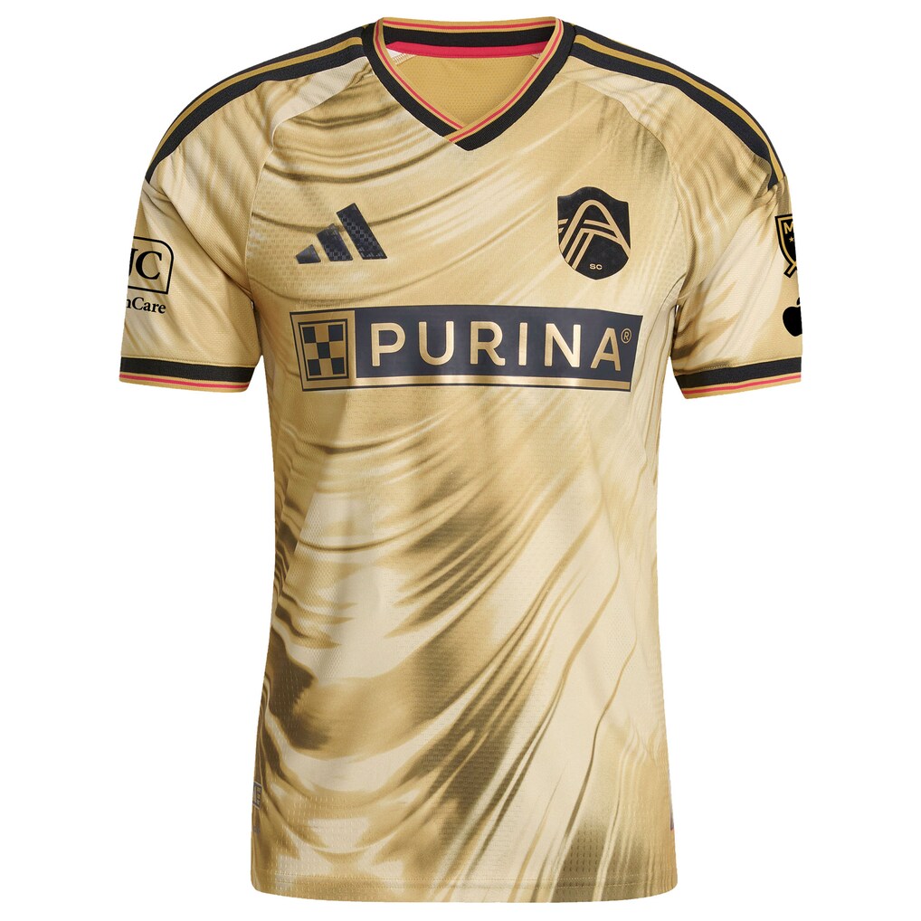St. Louis CITY SC adidas 2026 The Tina Turner Kit On-Field Authentic Patch Jersey - Yellow