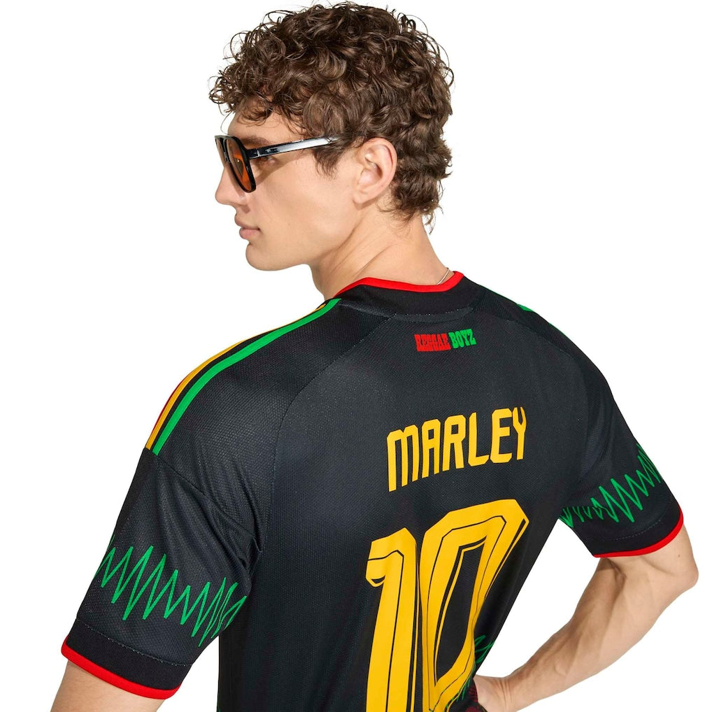 Bob Marley Jamaica National Team adidas 2026 Away Replica Jersey - Black